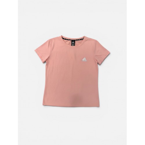 Adidas Γυναικείο Αθλητικό T-Shirt Ροζ Dry-Fit L